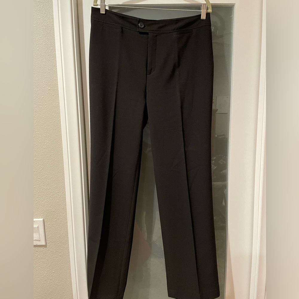 NYDJ Dress Pants Trousers Wide Leg Black, size 12